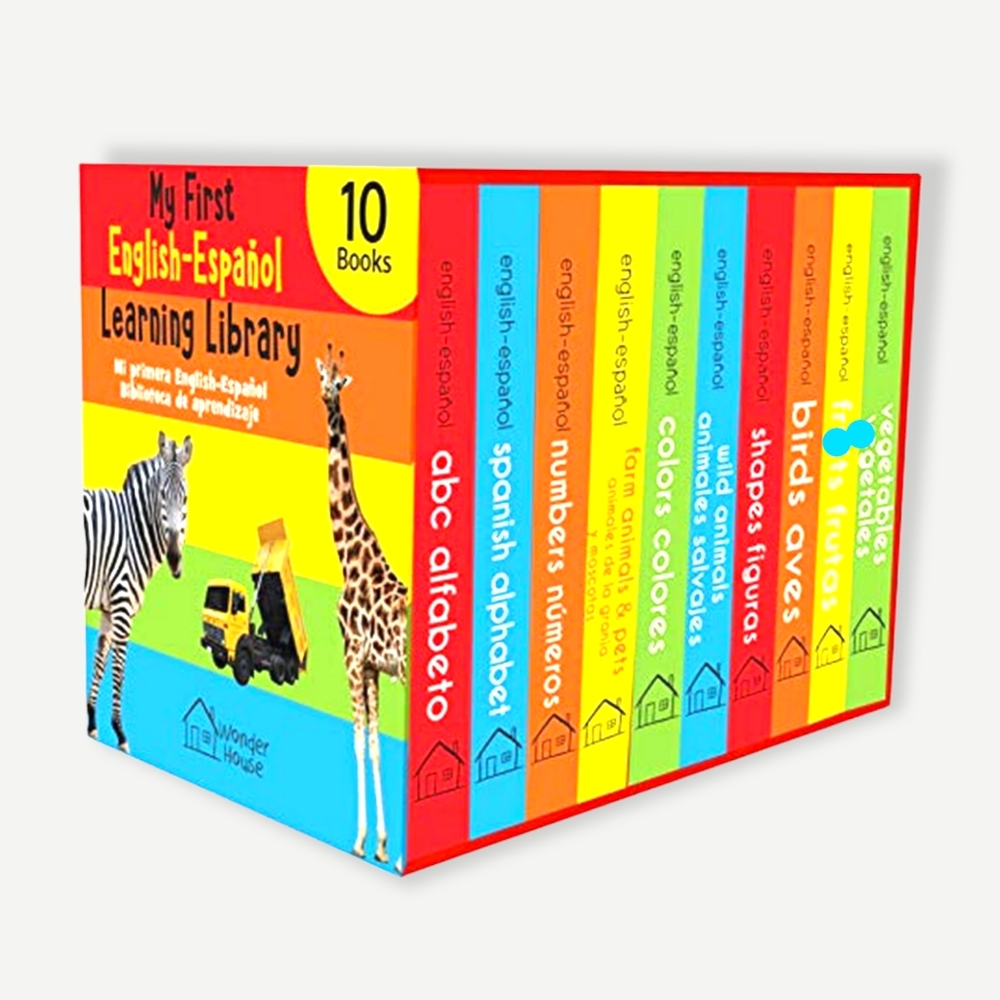 Wonder House Books- My First Library : Boxset of 10 Board Books for Kids